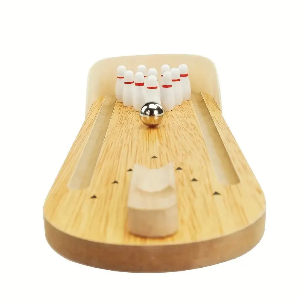 Vibe Geeks Interactive Toy Mini Bowling Set Tabletop Game